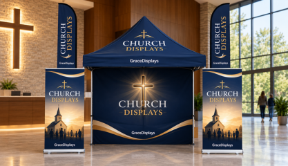 Print a custom display to make every church event memorable.